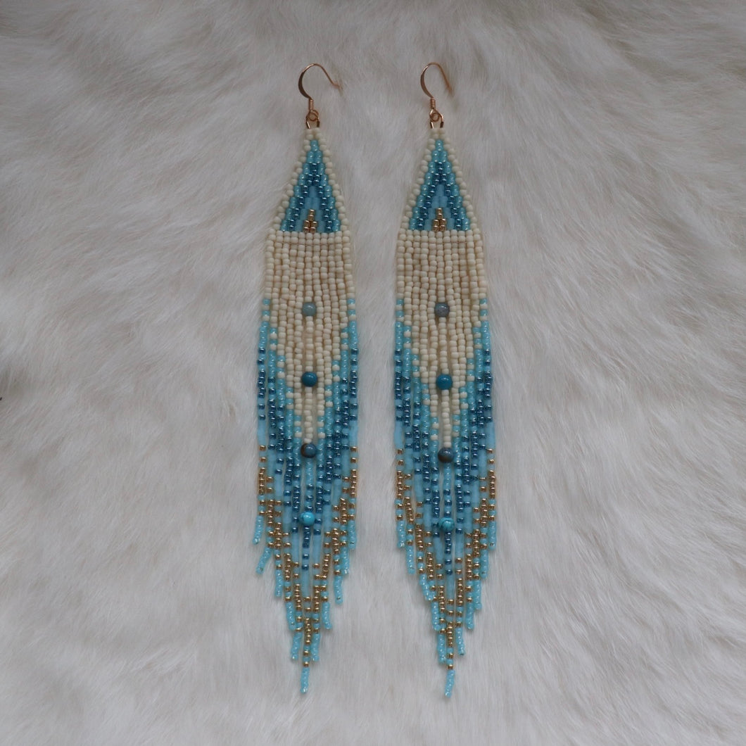 Blue Jasper Classic Fringe